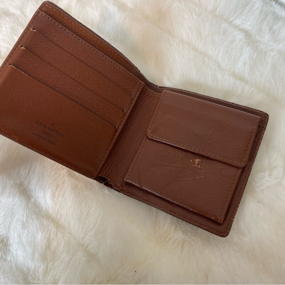 LOUIS VUITTON Porteuille Marco compact wallet vintage men’s bifold - Picture 15 of 16